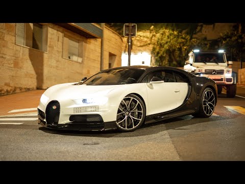 Bugatti Chiron Driving on the Road in Monaco !