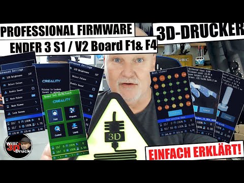 3D Drucker Professional Firmware für Ender 3 S1 F1/F4 Board & V2