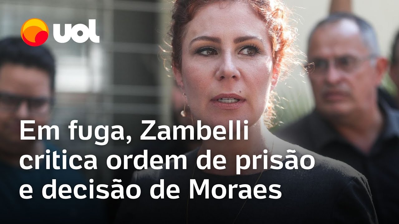 Em fuga, Carla Zambelli se pronuncia após ordem de prisão determinada por Moraes