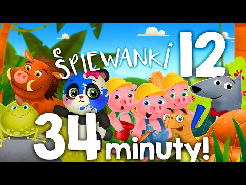 Zestaw piosenek nr 12: Wilk i świnki, Żaba, Żółw z Galapagos, Guziec, Modna Panda – Śpiewanki.tv