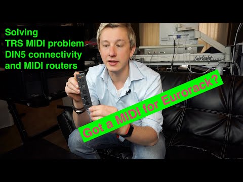 MIDI thru utilities for Eurorack modules, new family for TRS and Din5 MIDI.
