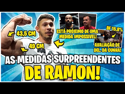 AS MEDIDAS DE RAMON DINO PRO SURPREENDEM BALESTRIN E CARIANI! DEL. DA CUNHA E SUA AVALIAÇÃO FÍSICA!