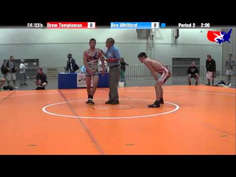 Drew Templeman vs. Ben Whitford at 2013 Junior Nationals - FILA - FS