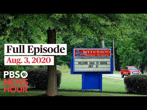 , title : 'PBS NewsHour full episode, Aug. 3, 2020'