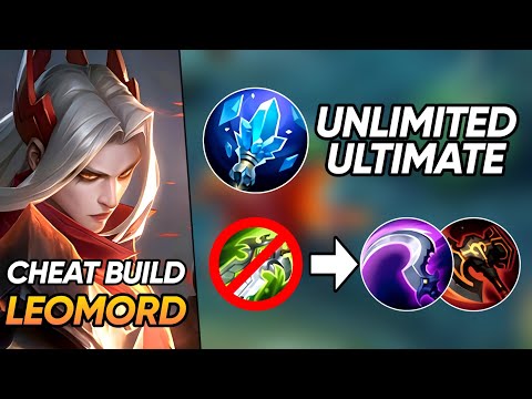 LEOMORD CHEAT BUILD UNLIMITED BARBIEL RIDING | LEO FLEETING TIME | MLBB BEST HERO 2023