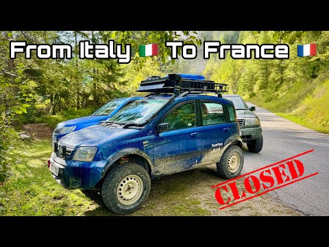 Driving From Italy To France In My Fiat Panda 4X4