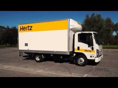 Hertz 22 Cubic Metre Van Taillift Operation (Can Be Driven On A Car License)