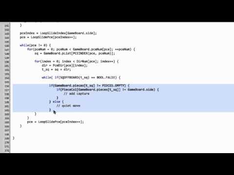 Programming A Chess Engine In Pure Javascript Part 27 - Move Generation #6 - Sliding Pieces