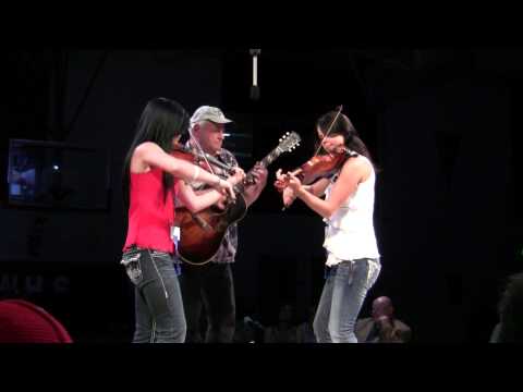 Deena & Sedra Bistodeau ~ 2012 National Oldtime Fiddlers Contest ~ Twin Fiddles