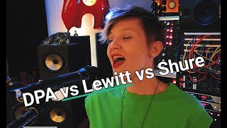 Video thumbnail for Handheld Live Sound Microphone Comparison - DPA vs Lewitt vs Shure by Thai Long Ly