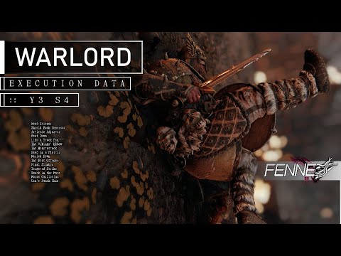 Execution Data - Warlord | For Honor