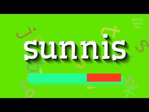 How to say "sunnis"! (High Quality Voices)