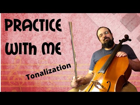Tonalization Exercises |  Cello Practice With Me | Suzuki Cello School Volume 2