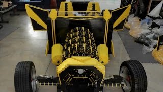 Car Made Entirely Out Of Legos