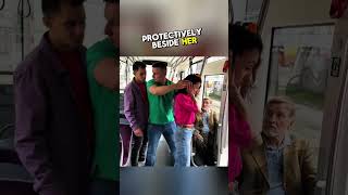 Download lagu A girl on a bus feels harassed by a boy standing near her. Uncomfortable, she moves but #kindness mp3