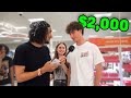 Giving Away $2,000 But Forcing People to Double It Prank!
