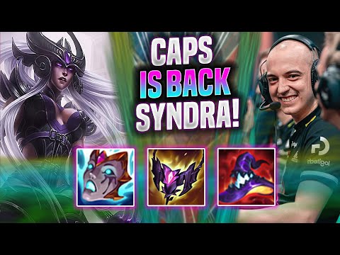CAPS BRINGS BACK SYNDRA! - G2 Caps Plays Syndra Mid vs Azir! | Season 2022
