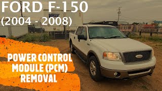 Ford F-150 - POWER CONTROL MODULE PCM ECU ECM REMOVAL / REPLACEMENT  (2004 - 2008)