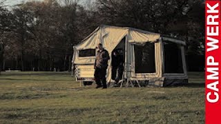 preview picture of video 'CAMPWERK Family Zeltanhänger / Faltcaravan / Anhängerzelt im Ruhrgebiet'