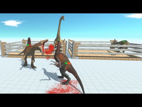 Tournament HERBIVORE DINOSAURS VS CARNIVORE DINOSAURS || Animal Revolt Battle Simulator