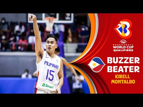 🚨 TISSOT Buzzer Beater Alert 🚨 by Kirell Montalbo | #FIBAWC 2023 Qualifiers