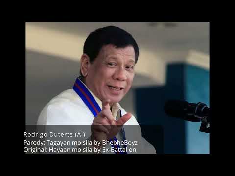 Duterte sings Tagayan mo Sila (AI Cover)