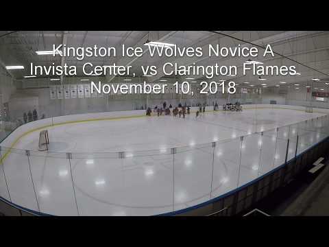 Kingston Novice A Ice Wolves Vs Clarington Flames Nov 10