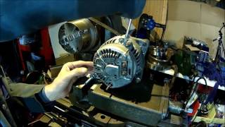 Car Alternator - bench test, tear down and inspection (Denso, Jeep Cherokee XJ, ZJ) Part 1
