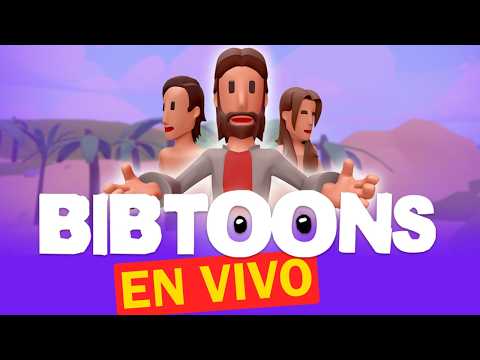 💥 Historias Biblicas Animadas! 😙 BIBTOONS en VIVO Canciones y héroes de la Biblia