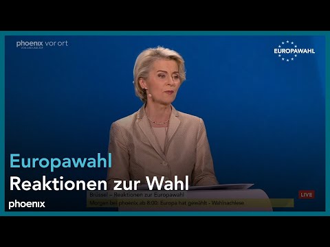 Video Thumbnail: Europawahl 2024: phoenix vor Ort zu aktuellen Entwicklungen