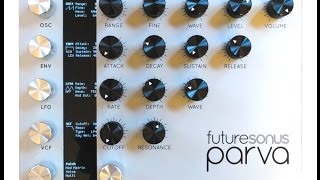 Video thumbnail for Futuresonus Parva Synth - Playing Around With by ProckGnosis