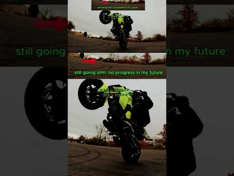 foot down wheelies ruined me #wheelie #grom #haters #fail #sad
