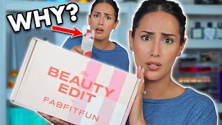 NOT SURE IT WAS WORTH IT! FAB FIT FUN BEAUTY EDIT SUBSCRIPTION REVIEW