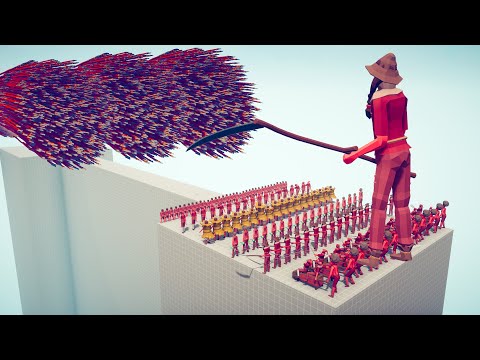 100x FARMER ARMY & GIANT vs EVERY GOD - Totally Accurate Battle Simulator TABS