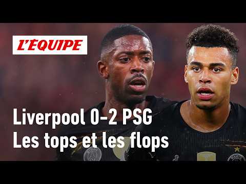 Liverpool 0-2 PSG : Doué transparent, Dembélé leader, le sauveur Marquinhos… Les tops et les flops