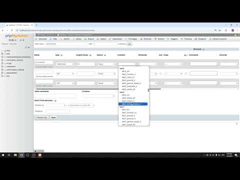 How do I create a simple MySQL database using phpMyAdmin (XAMPP)?