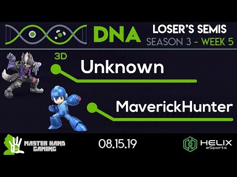 DNA S3:W5 - MaverickHunter (Mega Man) vs. 3D | Unknown (Wolf) - L Semifinals