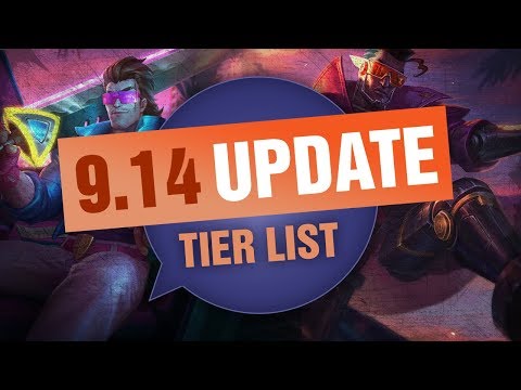 UPDATED League of Legends Mobalytics Patch 9.14 Tier List New OP Champions And Q&A