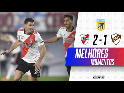 PARADELA ANOTA GOLAÇO, RIVER PLATE SUPERA LAMBANÇA DA DEFESA E VENCE O PLATENSE PELO ARGENTINO