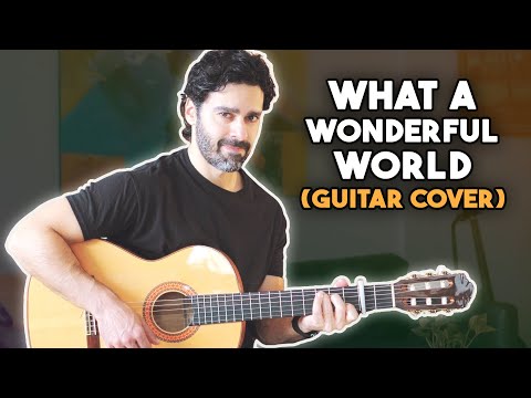 What a Wonderful World - Louis Armstrong (Guitar Cover by Casey Monroe aka Maneli Jamal)