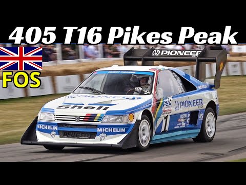 Ari Vatanen's 1988 Peugeot 405 T16 GR "Pikes Peak" - The Legend at 2023 Goodwood Festival of Speed
