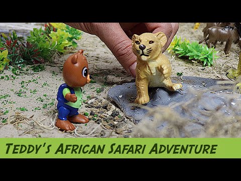 Teddy's Wild Safari Story: Meet Amazing African Savanna Animals! | Kids' Toy Cartoon Fun