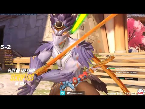 NECROS SHOWING HIS GENJI SKILL! POTG! [ OVERWATCH SEASON 24 TOP 500 ]