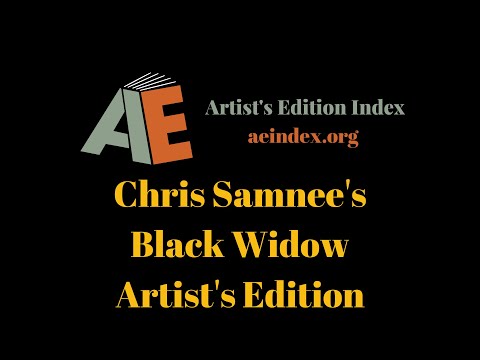 Chris Samnee's Black Widow Artist's Edition (flip through)