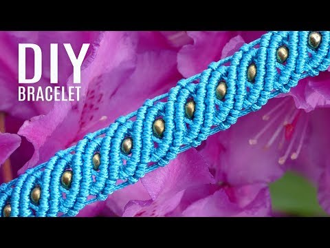 Spiral Macrame Patterns DIY Macrame Spiral Bracelets