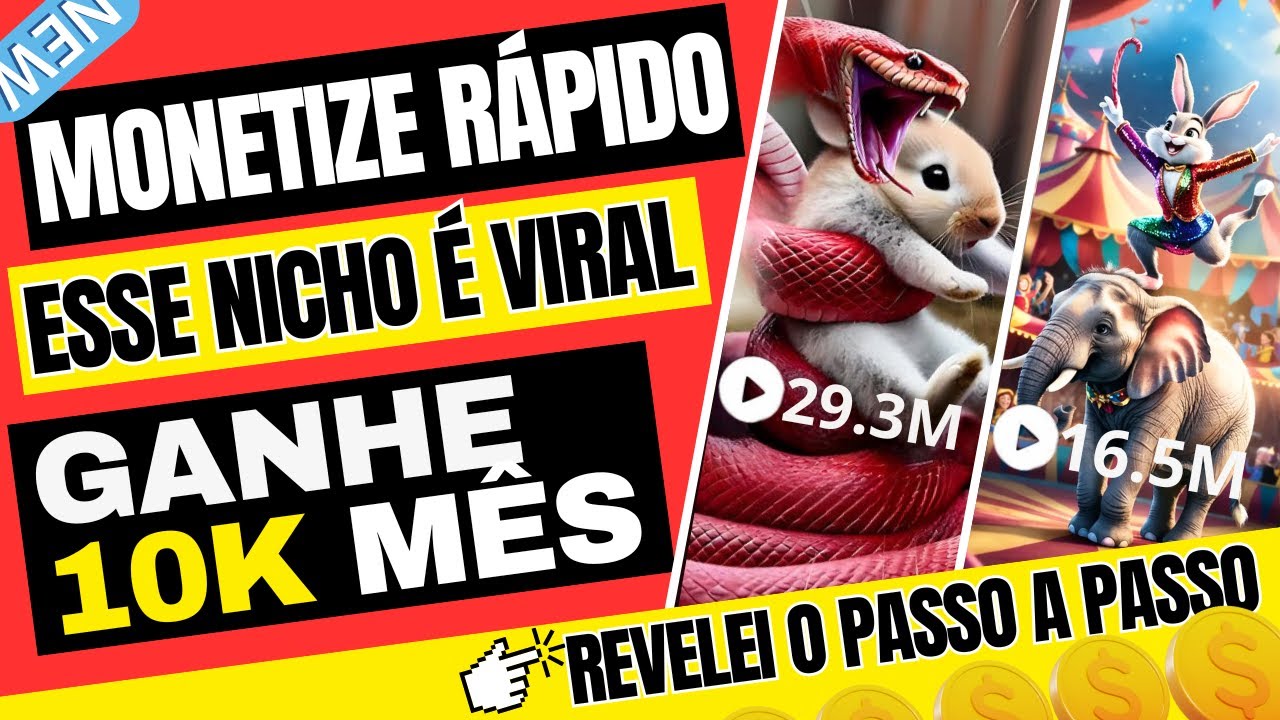 Faça vídeos curtos de IA sem rosto e MONETIZÁVEIS virais no YouTube