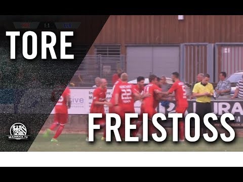 Freistoßtor in den Winkel | Tor von Volkan Burakcin (SG 01 Hoechst)