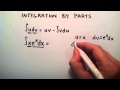 What Is Integration By Parts How To Do Integration By Parts