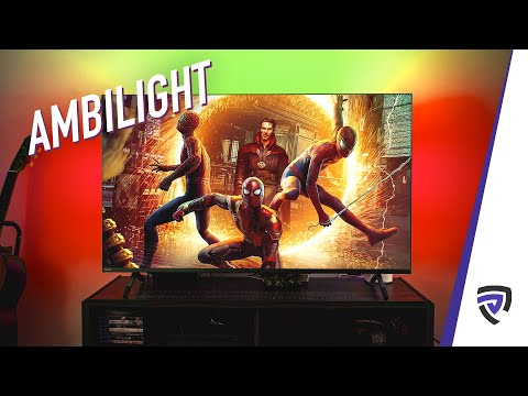 This TV has its OWN LIGHTS! - Philips 8500 Series 4K Smart TV 😍