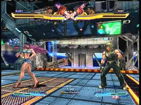 Street Fighter X Tekken: king d599 (Hwoarang-Xiaoyu) vs. o WolfKrone o (Poison-Hugo) SD